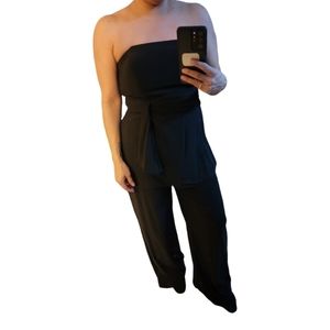 White House Black Market Strapless Pant Suit